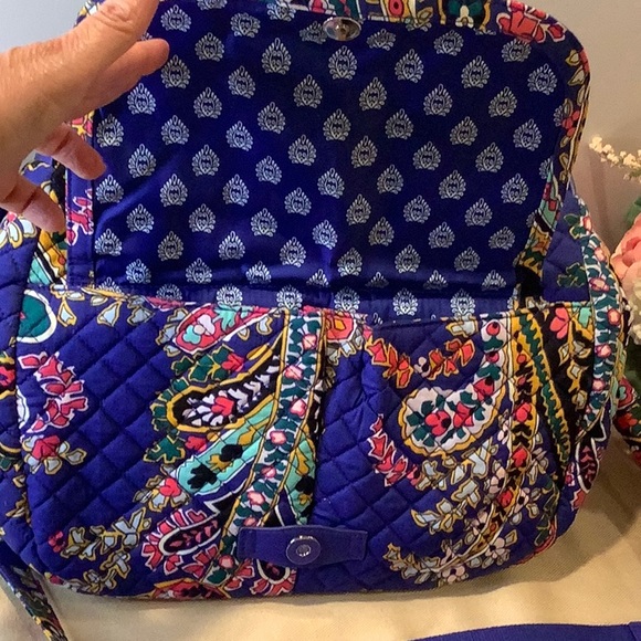NWOT Vera Bradley Convertible 2in1 Shoulder/Crossbody Purse in Romantic Paisley - Picture 7 of 16